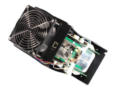 beyaz arkaplanda izole edilmiş elektronik aygıt