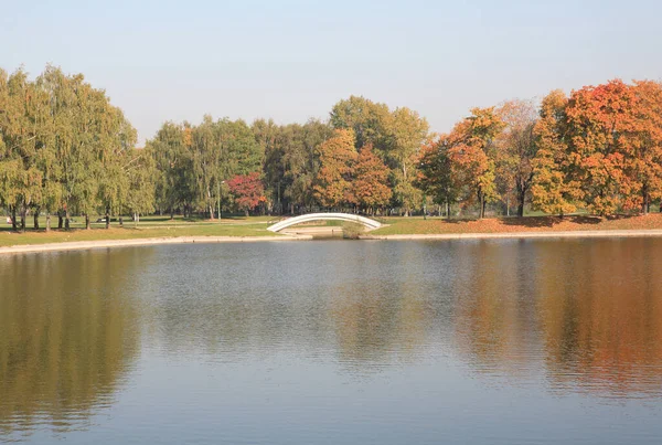 Park Autumn Oktober — Stock Photo, Image