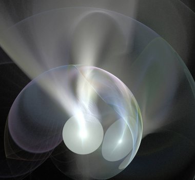 Dijital fraktal resimlerinden birinin resmi