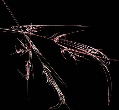 Dijital fraktal resimlerinden birinin resmi