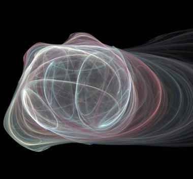 Dijital fraktal resimlerinden birinin resmi