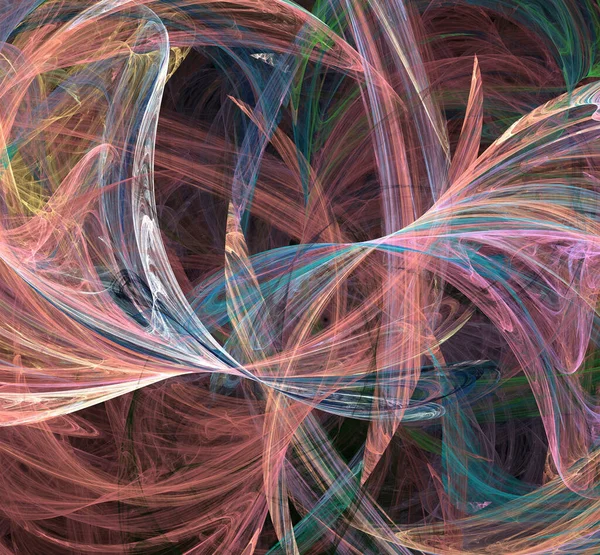 Dijital fraktal resimlerinden birinin resmi