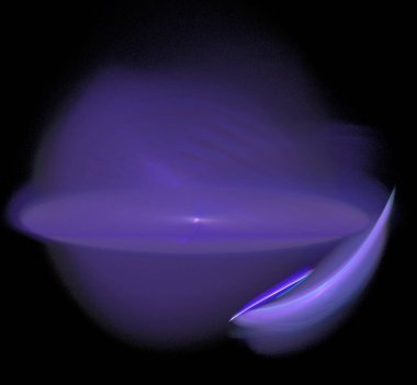 Dijital fraktal resimlerinden birinin resmi