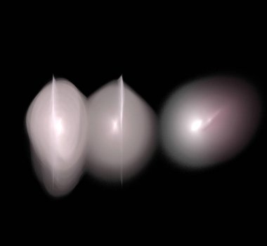 Dijital fraktal resimlerinden birinin resmi