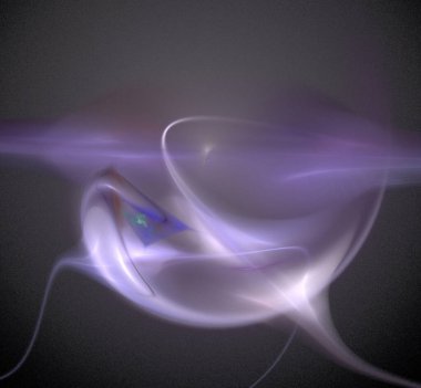 Dijital fraktal resimlerinden birinin resmi