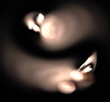 Dijital fraktal resimlerinden birinin resmi