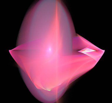 Dijital fraktal resimlerinden birinin resmi