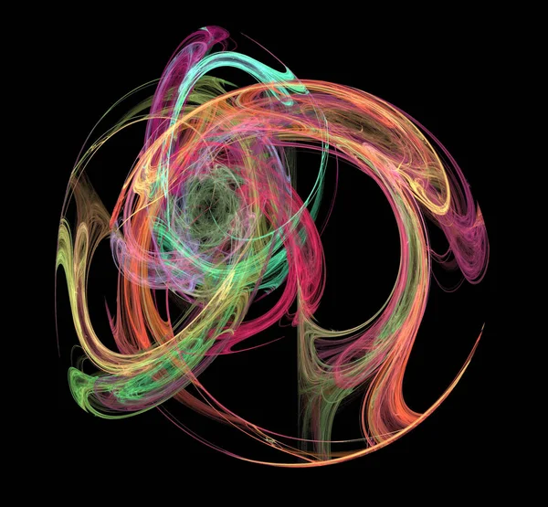 Dijital fraktal resimlerinden birinin resmi