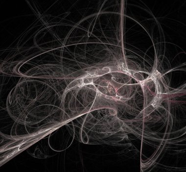 Dijital fraktal resimlerinden birinin resmi