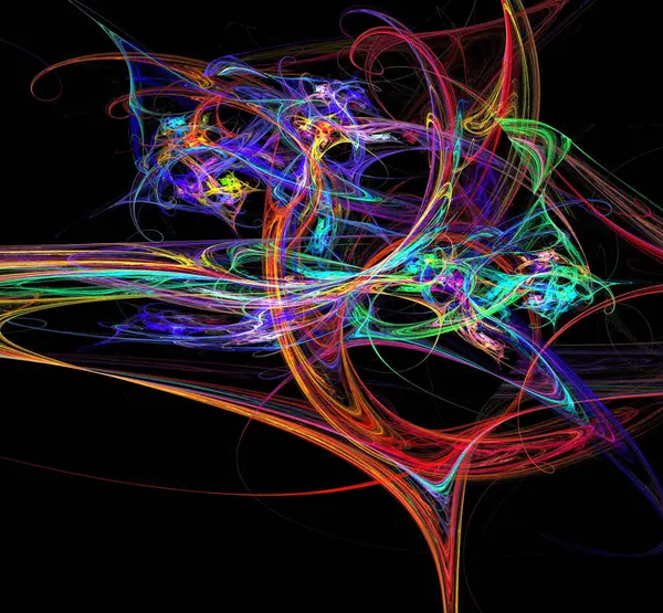 Dijital fraktal resimlerinden birinin resmi