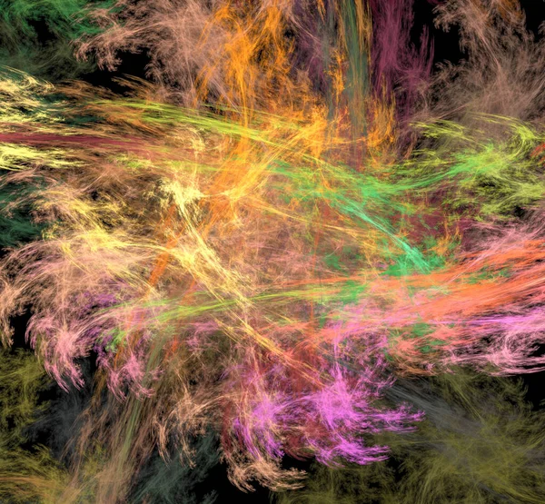 Dijital fraktal resimlerinden birinin resmi