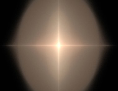 Siyah Renk Üzerine Bir Dijital Fraktal Resmi