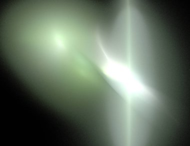 Siyah Renk Üzerine Bir Dijital Fraktal Resmi