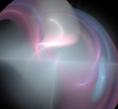 Dijital fraktal resimlerinden birinin resmi