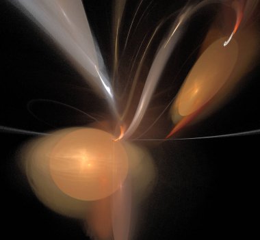 Dijital fraktal resimlerinden birinin resmi