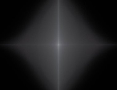 Siyah Renk Üzerine Bir Dijital Fraktal Resmi