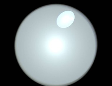 Siyah Renk Üzerine Bir Dijital Fraktal Resmi