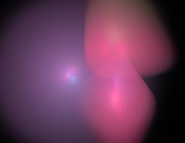 Siyah Renk Üzerine Bir Dijital Fraktal Resmi