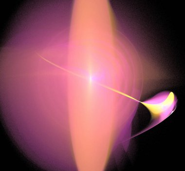 Dijital fraktal resimlerinden birinin resmi