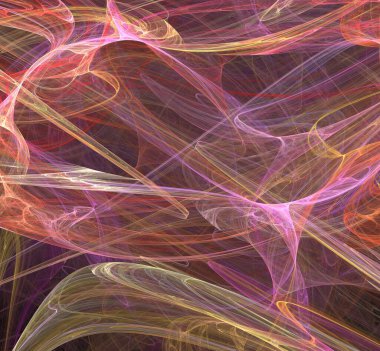 Dijital fraktal resimlerinden birinin resmi