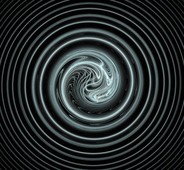 Dijital fraktal resimlerinden birinin resmi