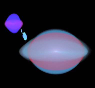 Dijital fraktal resimlerinden birinin resmi