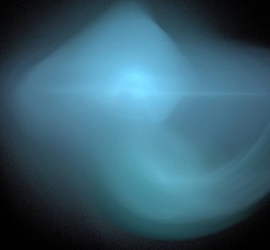 Dijital fraktal resimlerinden birinin resmi