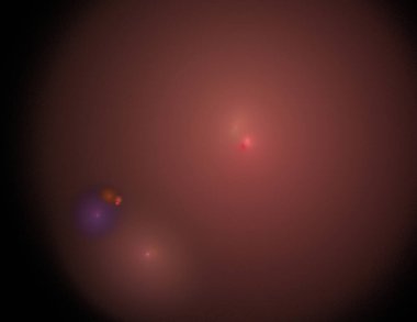 Siyah Renk Üzerine Bir Dijital Fraktal Resmi