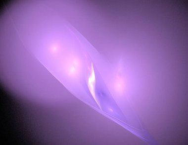 Siyah Renk Üzerine Bir Dijital Fraktal Resmi