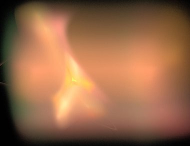 Siyah Renk Üzerine Bir Dijital Fraktal Resmi