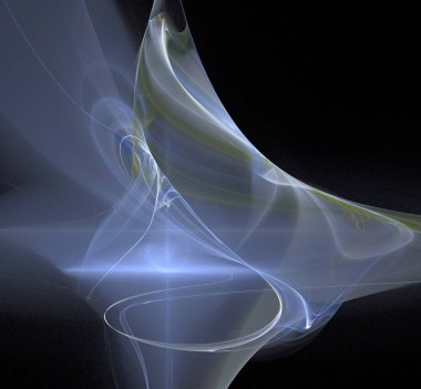 Dijital fraktal resimlerinden birinin resmi