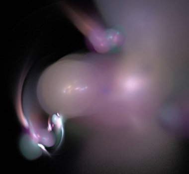 Dijital fraktal resimlerinden birinin resmi