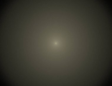 Siyah Renk Üzerine Bir Dijital Fraktal Resmi