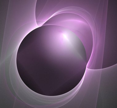 Dijital fraktal resimlerinden birinin resmi