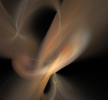 Dijital fraktal resimlerinden birinin resmi