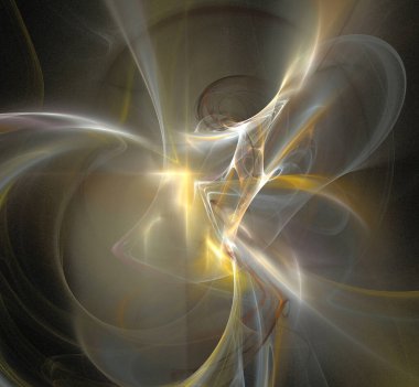 Dijital fraktal resimlerinden birinin resmi