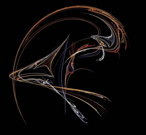 Dijital fraktal resimlerinden birinin resmi