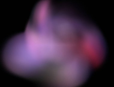 Siyah Renk Üzerine Bir Dijital Fraktal Resmi