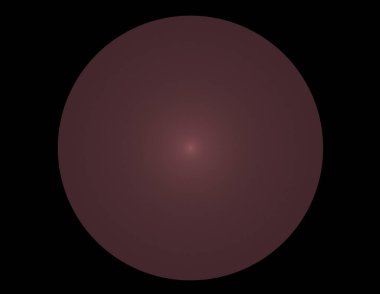 Siyah Renk Üzerine Bir Dijital Fraktal Resmi