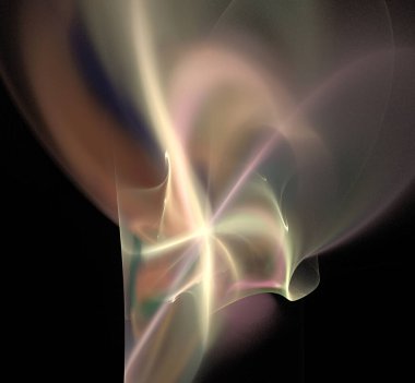 Dijital fraktal resimlerinden birinin resmi