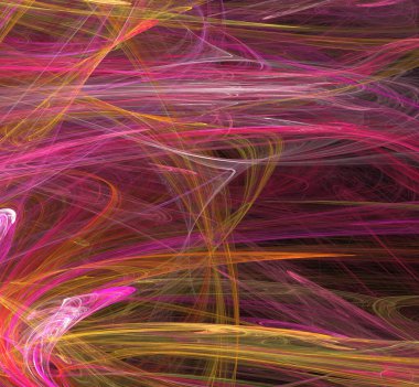 Dijital fraktal resimlerinden birinin resmi