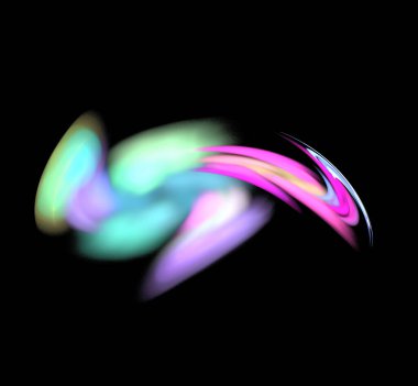 Dijital fraktal resimlerinden birinin resmi