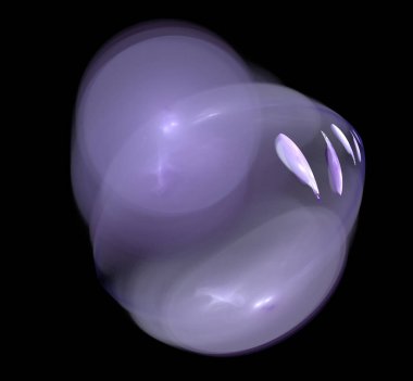 Dijital fraktal resimlerinden birinin resmi