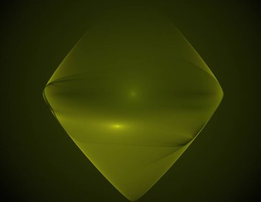 Siyah Renk Üzerine Bir Dijital Fraktal Resmi