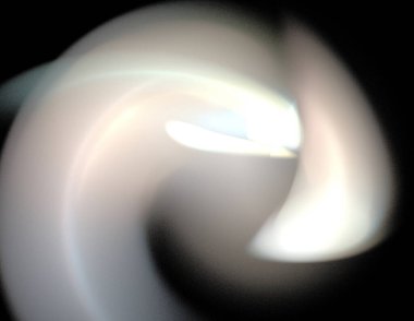 Siyah Renk Üzerine Bir Dijital Fraktal Resmi