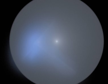 Siyah Renk Üzerine Bir Dijital Fraktal Resmi