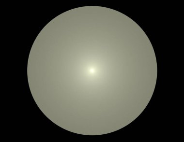 Siyah Renk Üzerine Bir Dijital Fraktal Resmi