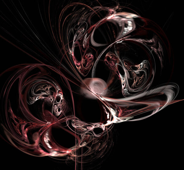 Image of one Illustration of digital fractal