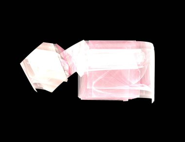 Siyah Renk Üzerine Bir Dijital Fraktal Resmi