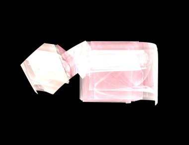 Siyah Renk Üzerine Bir Dijital Fraktal Resmi